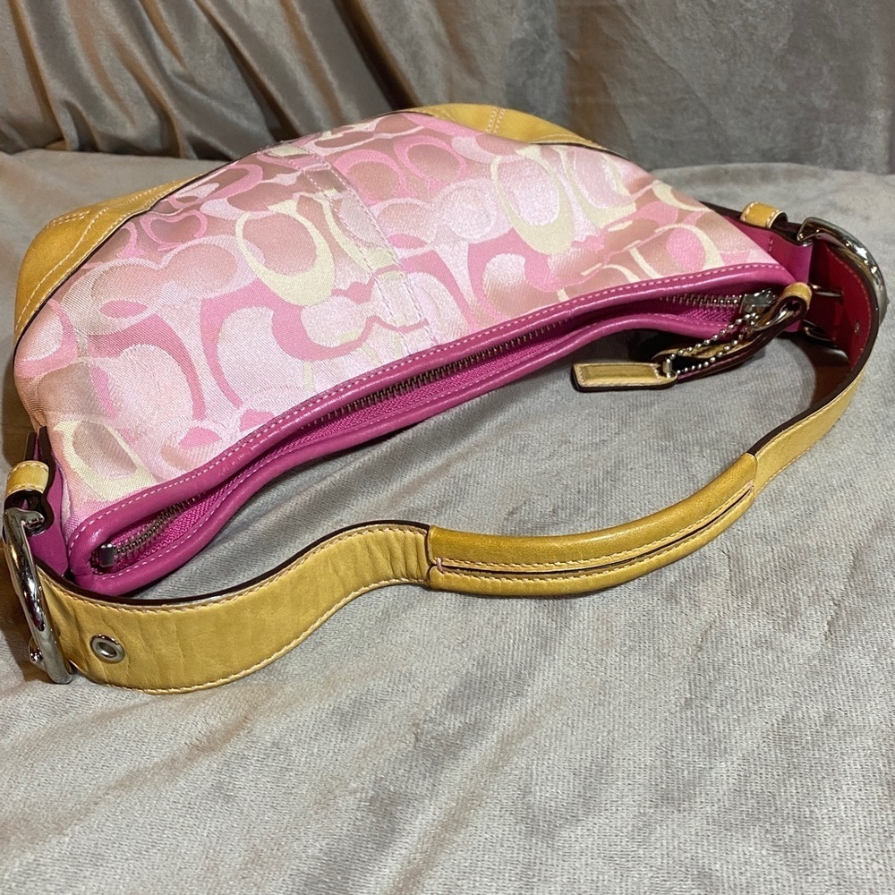 Y2K Coach Pink Optic Soho Hobo Shoulder Bag - Picture 8 of 14